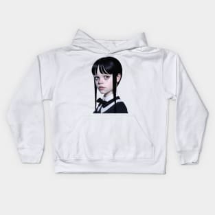 Wednesday Addams Cute Kids Hoodie